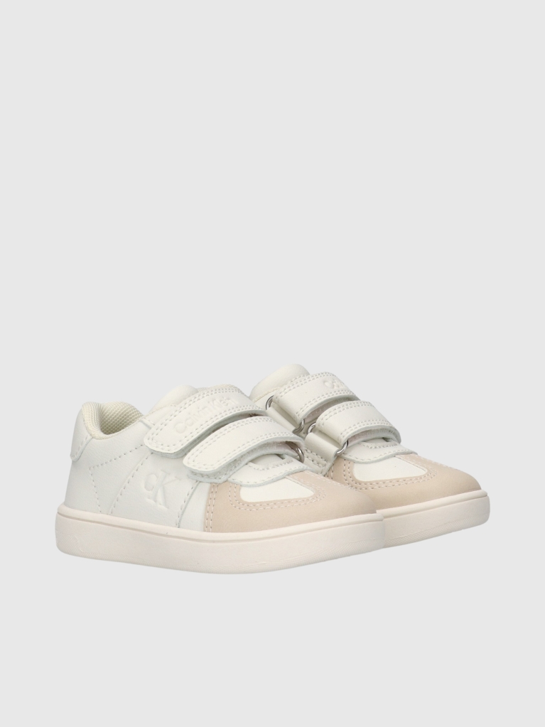 Λευκό Χαμηλά Sneakers Με Velcro  Παιδικό Unisex