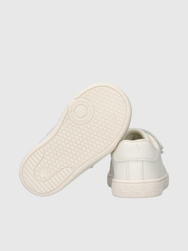 Λευκό Χαμηλά Sneakers Με Velcro  Παιδικό Unisex
