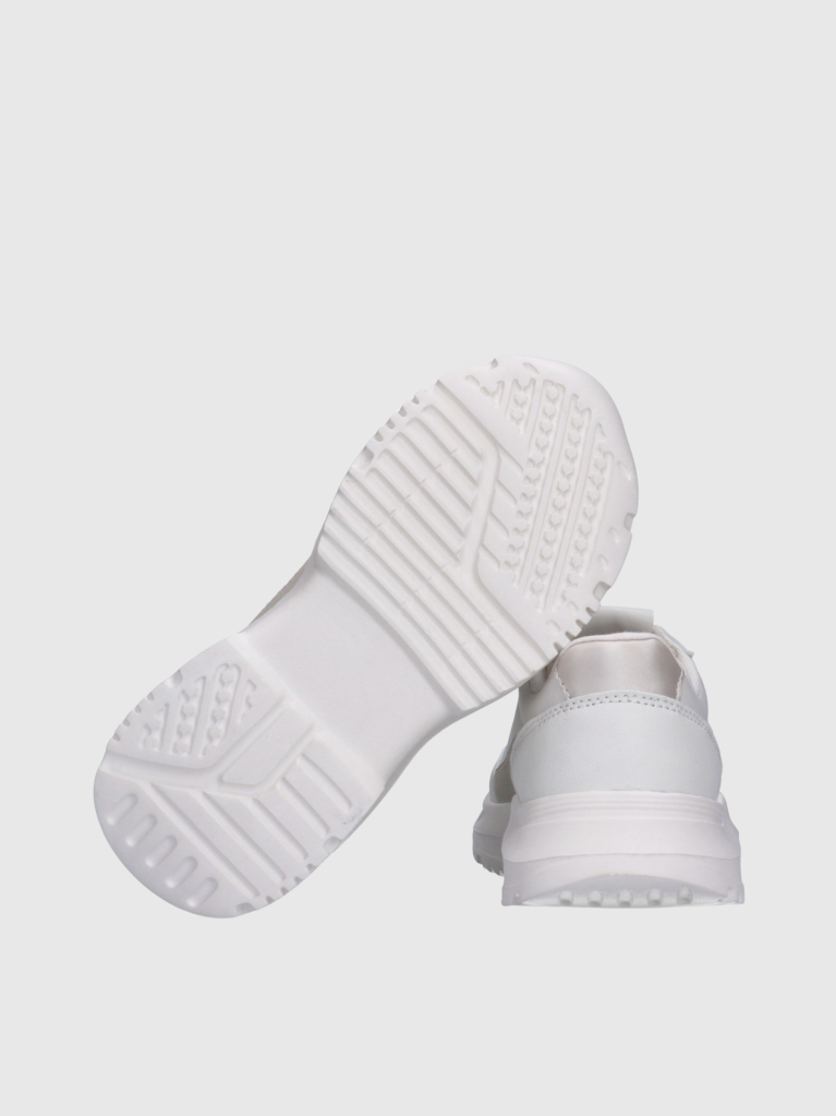 Λευκό Δετά Sneakers Με Χαμηλό Κόψιμο  Κορίτσι