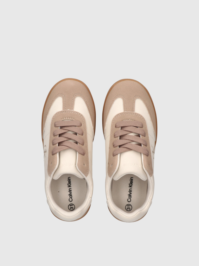 Multi Παιδικά Δετά Sneakers Με Χαμηλό Κόψιμο  Κορίτσι