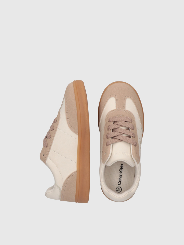 Multi Παιδικά Δετά Sneakers Με Χαμηλό Κόψιμο  Κορίτσι