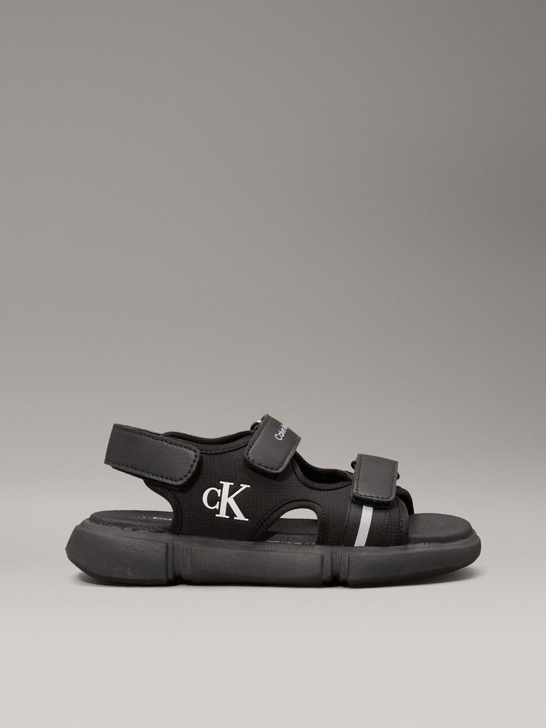 Black Velcro Sandal  Boys