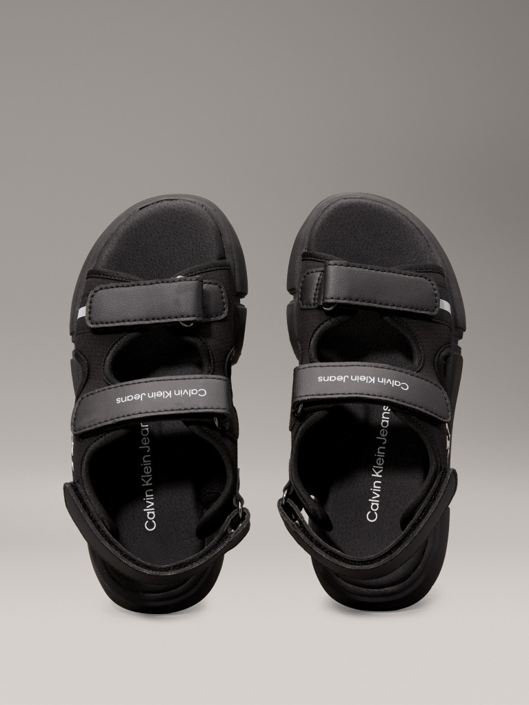 Black Velcro Sandal  Boys
