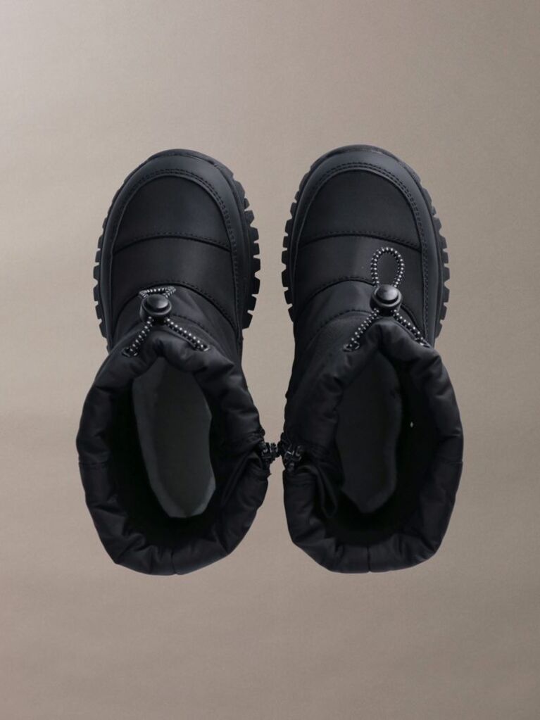 Black Kids Functional Boots  Kids Unisex