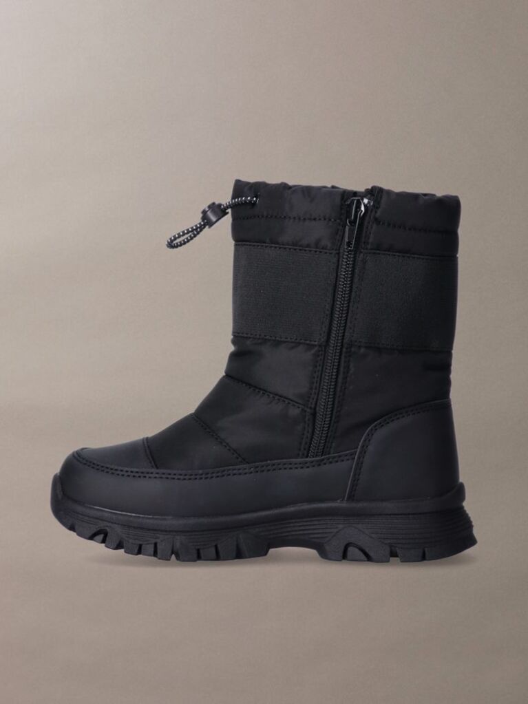 Black Kids Functional Boots  Kids Unisex