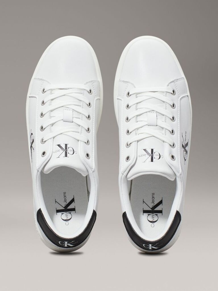 Λευκό Δερμάτινα Sneakers  Άνδρας