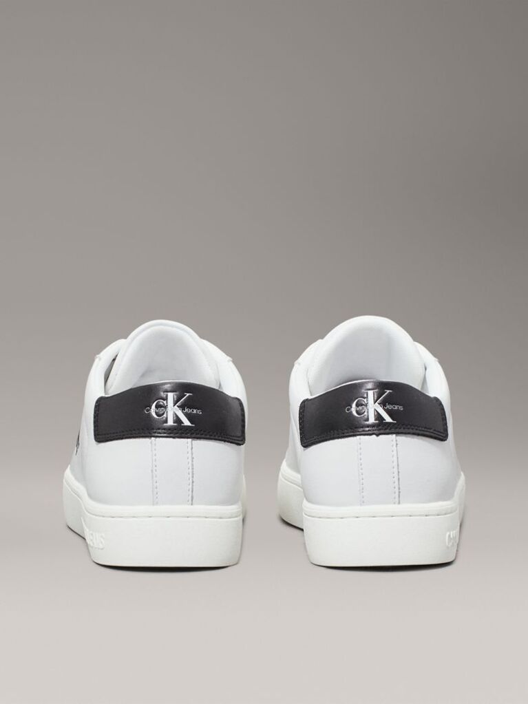 Λευκό Δερμάτινα Sneakers  Άνδρας