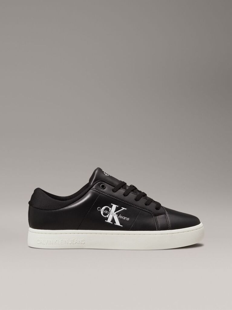 Μαύρο Δερμάτινα Sneakers  Άνδρας