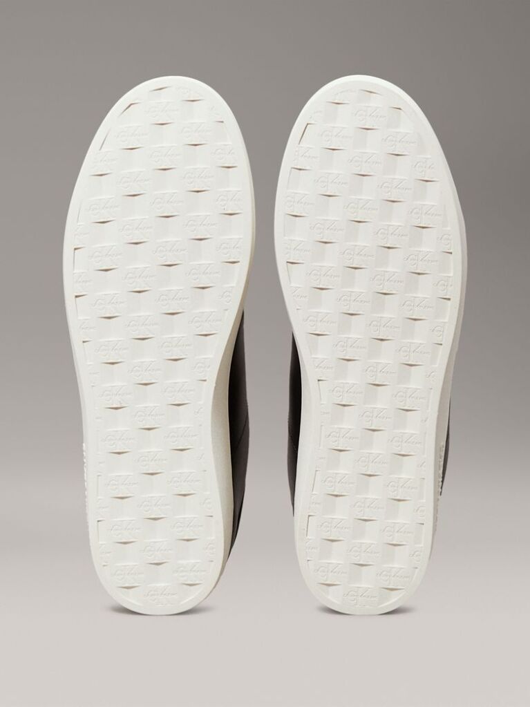 Μαύρο Δερμάτινα Sneakers  Άνδρας