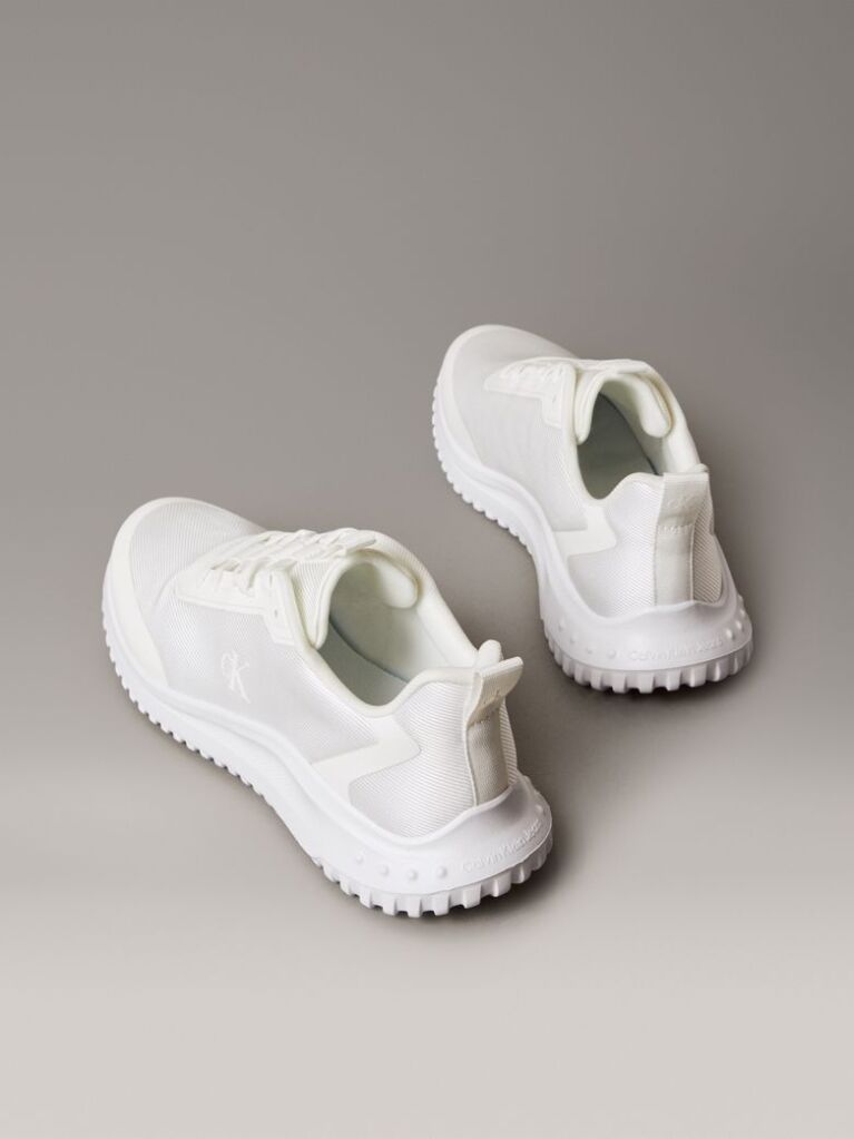 White Breathable Mesh Ultralight Trainers  Men