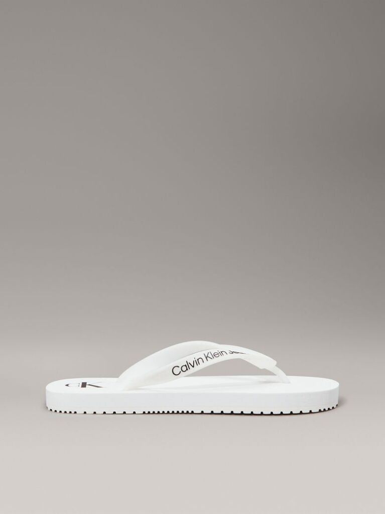 White Flip Flops  Women