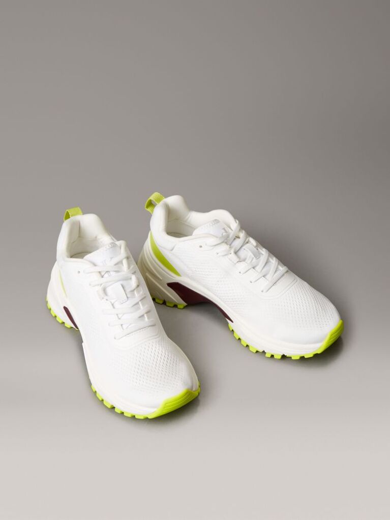 White Mesh Sneakers  Women