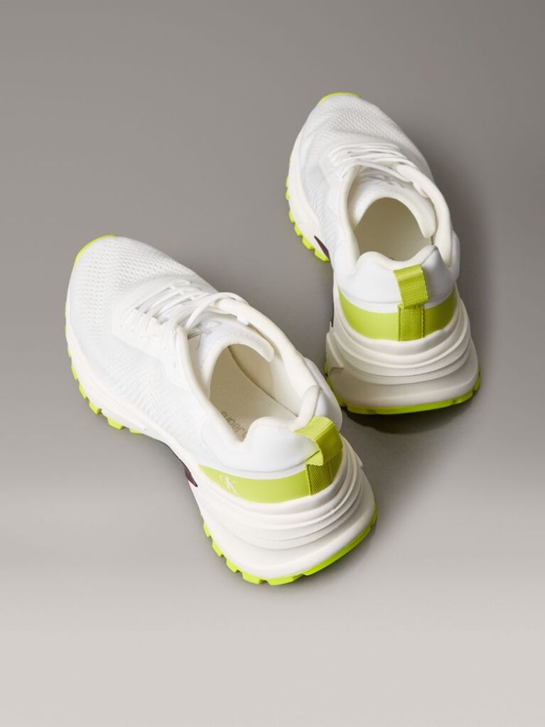 White Mesh Sneakers  Women