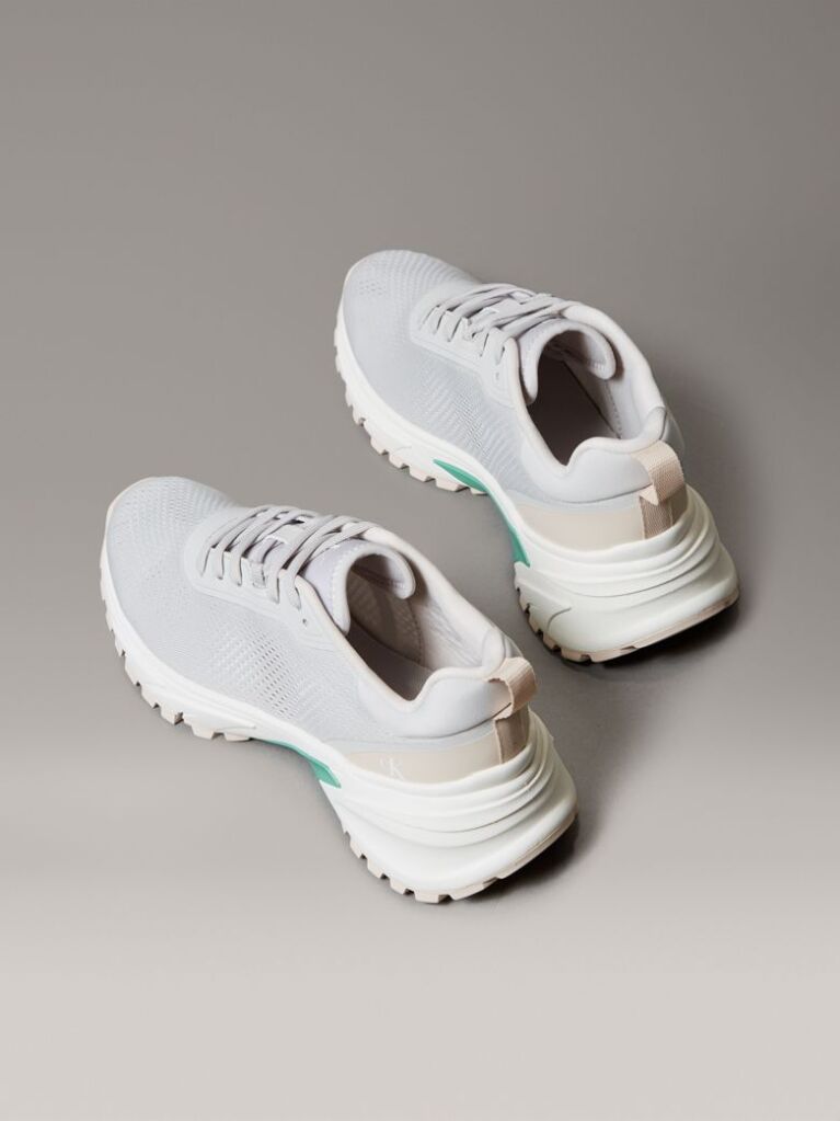 White Mesh Sneakers  Women