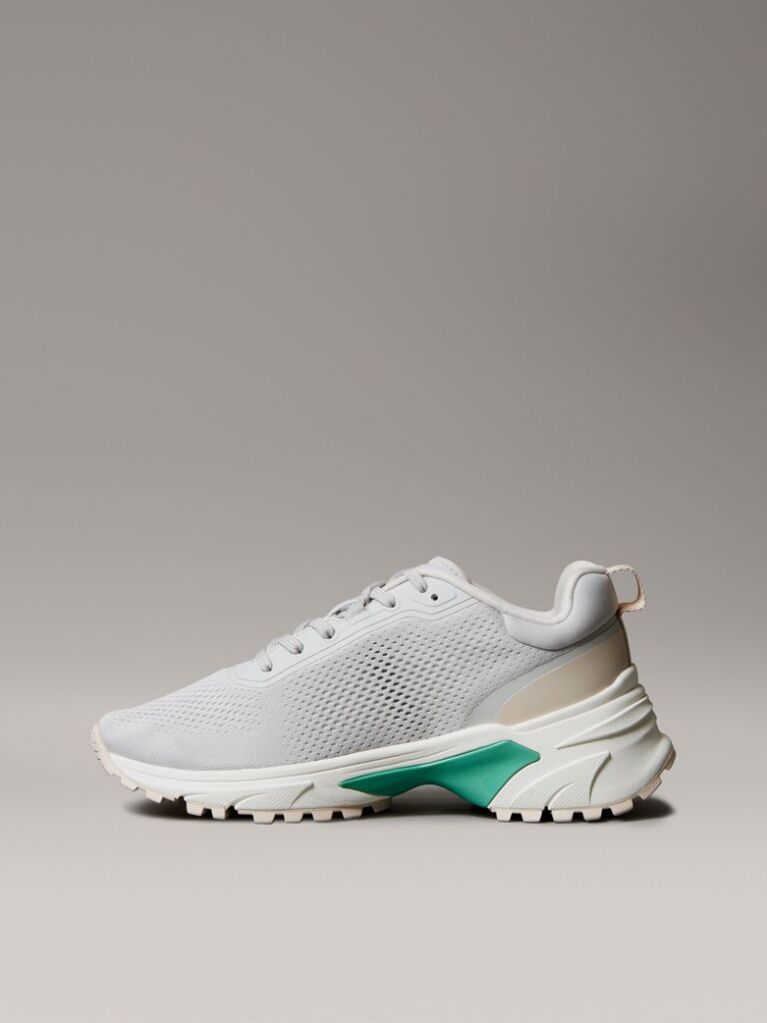 White Mesh Sneakers  Women