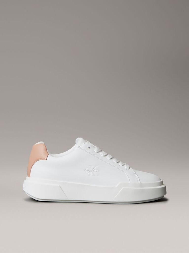 Λευκό Δερμάτινα NYC Sneakers  Γυναίκα