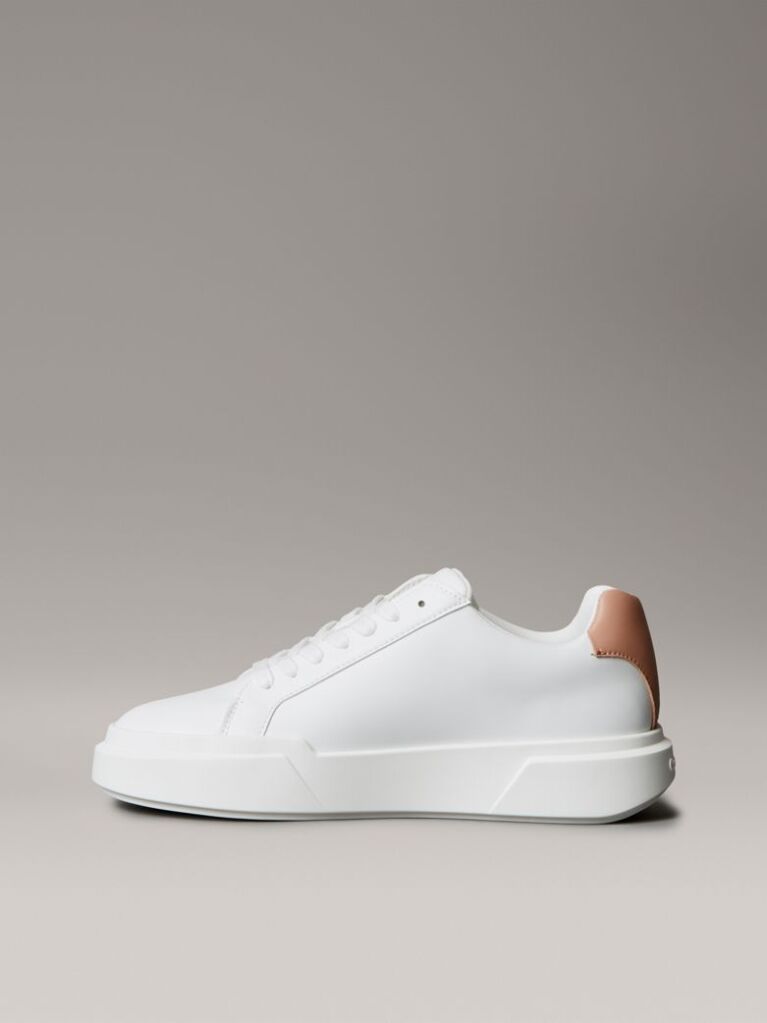 Λευκό Δερμάτινα NYC Sneakers  Γυναίκα