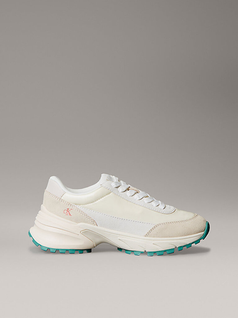 Λευκό Σουέτ Sneakers  Γυναίκα