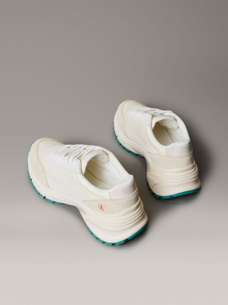 Λευκό Σουέτ Sneakers  Γυναίκα