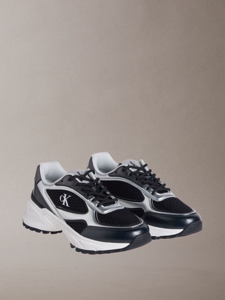 Black Trailblazer — Mesh Mix Runner Trainers  Women