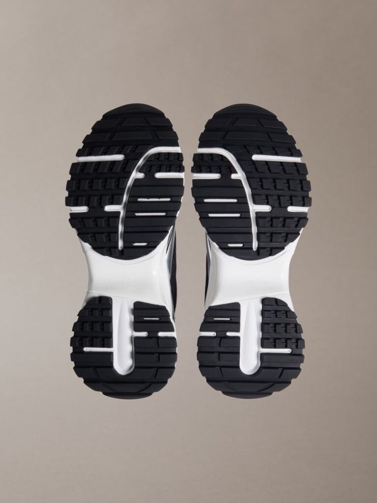 Black Trailblazer — Mesh Mix Runner Trainers  Women